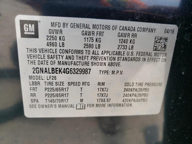 2GNALBEK4G6329987 Chevrolet EQUINOX LS