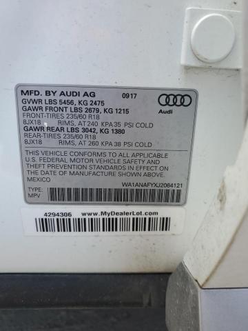 WA1ANAFYXJ2064121 Audi Q5 PREMIUM
