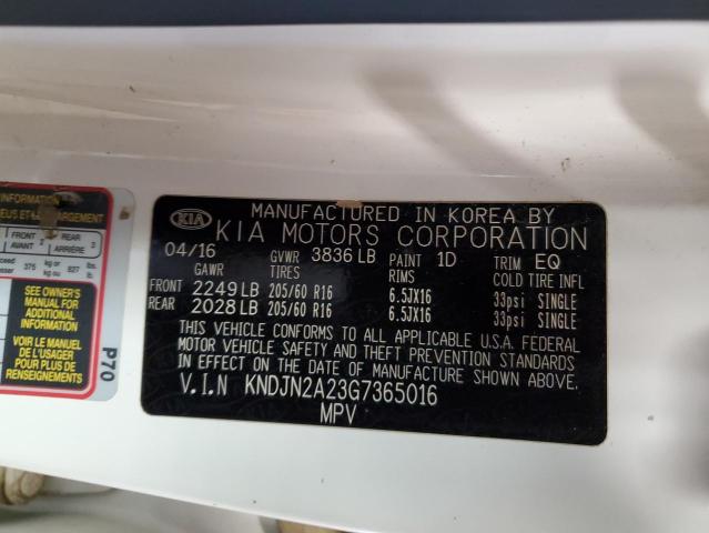 KNDJN2A23G7365016 KIA Soul