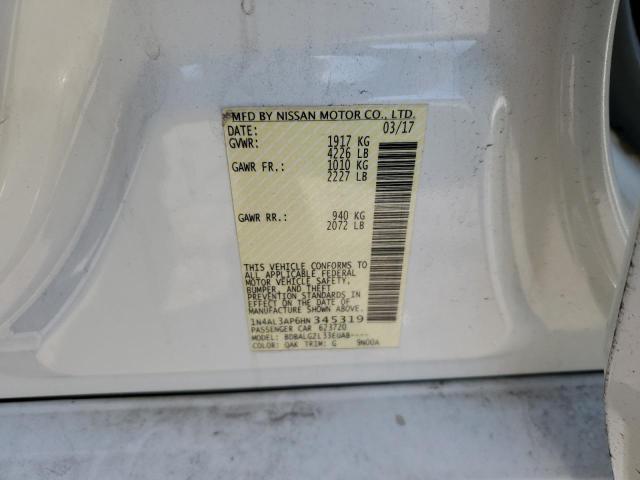 1N4AL3AP6HN345319 Nissan ALTIMA 2.5