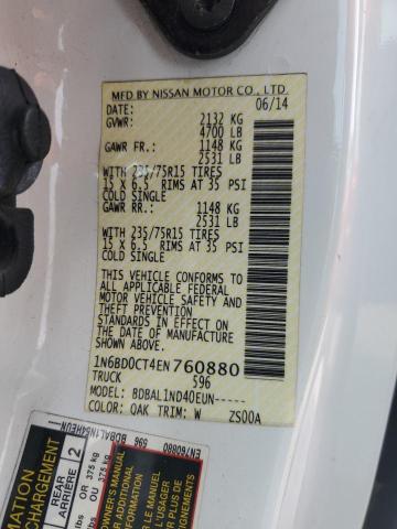 1N6BD0CT4EN760880 Nissan FRONTIER S