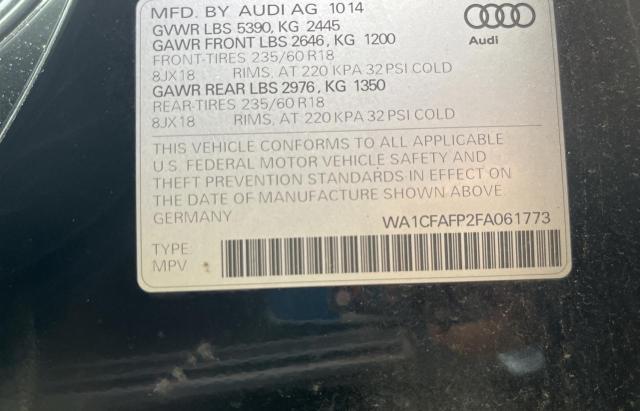 WA1CFAFP2FA061773 Audi Q5 PREMIUM