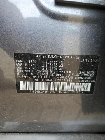 4S3BWAC67N3014884 Subaru Legacy Premium