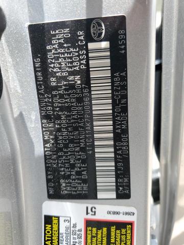 4T1C11AK7PU096367 Toyota CAMRY LE