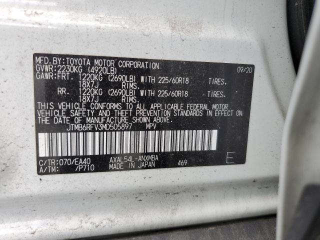 JTMB6RFV3MD505897 Toyota RAV4 XLE P