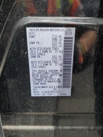 5N1AR2MMXFC611580 Nissan Pathfinder S