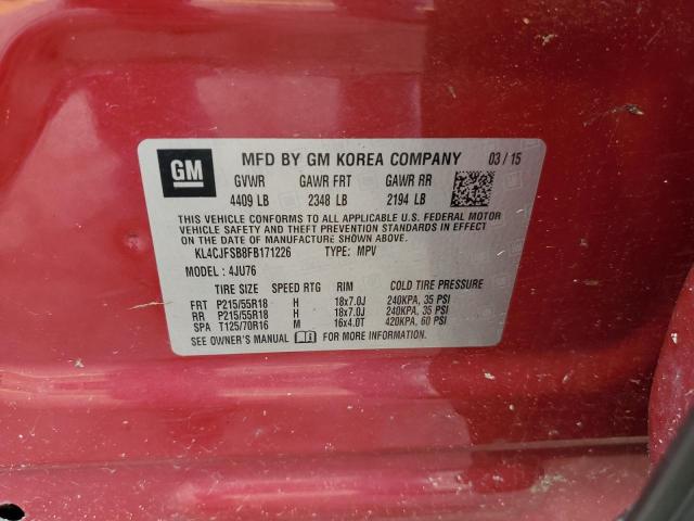 KL4CJFSB8FB171226 Buick Encore Convenience