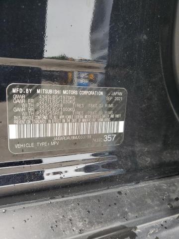 JA4ARUAU9MU033199 Mitsubishi Outlander Sport Es