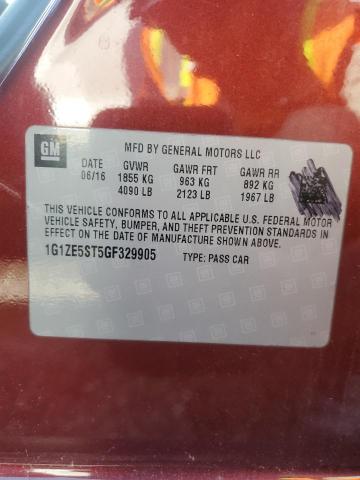 1G1ZE5ST5GF329905 Chevrolet MALIBU LT
