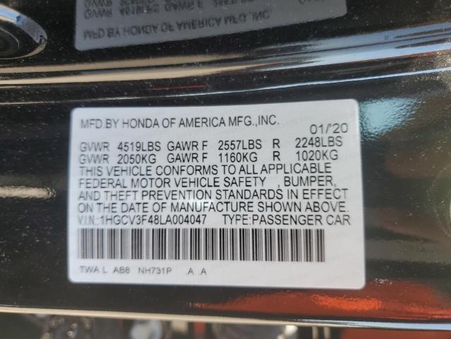 1HGCV3F48LA004047 Honda ACCORD HYB