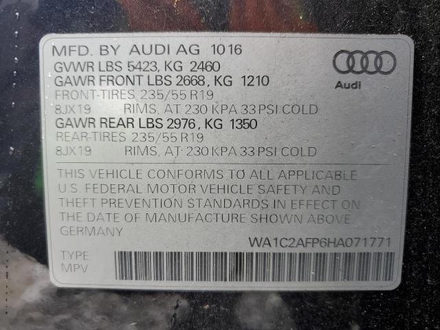 WA1C2AFP6HA071771 Audi Q5 PREMIUM