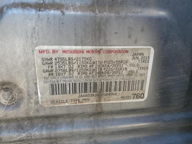 JA4AD3A34GZ004068 Mitsubishi Outlander Se