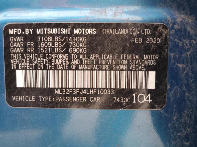 ML32F3FJ4LHF10033 Mitsubishi MIRAGE G4