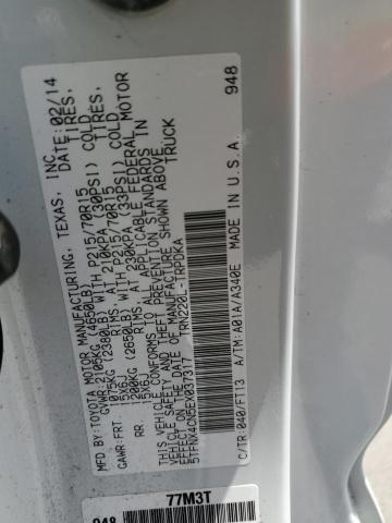 5TFNX4CN5EX037317 Toyota Tacoma