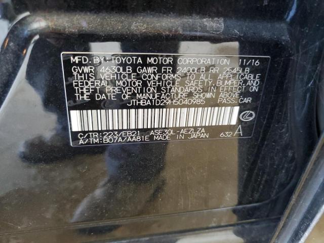 JTHBA1D29H5040985 Lexus IS 200T