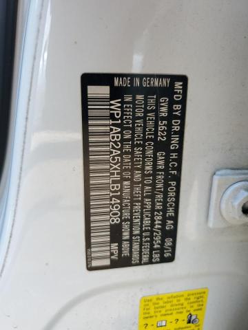 WP1AB2A5XHLB14908 Porsche MACAN S