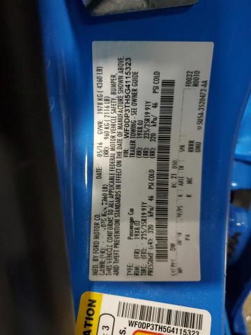 WF0DP3TH5G4115323 Ford FOCUS RS