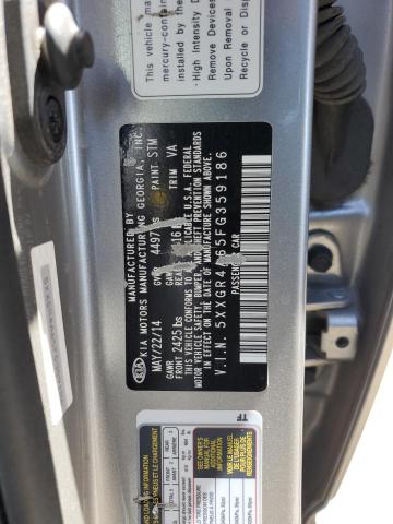 5XXGR4A65FG359186 KIA OPTIMA SX