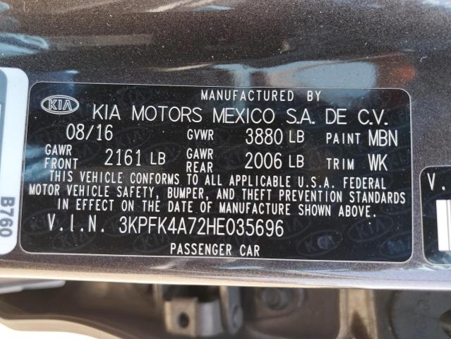 3KPFK4A72HE035696 KIA FORTE LX