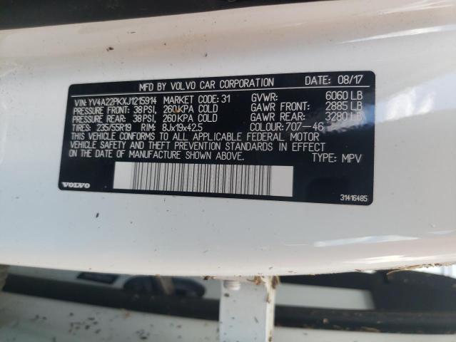 YV4A22PKXJ1215914 Volvo XC90 T6