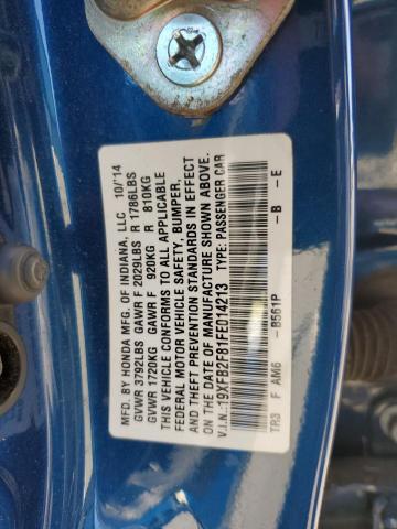 19XFB2F81FE014213 Honda CIVIC EX