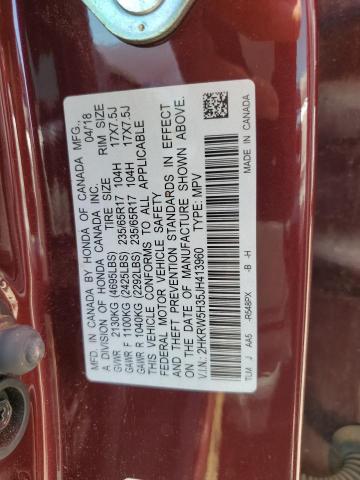 2HKRW5H35JH413960 Honda CR-V LX