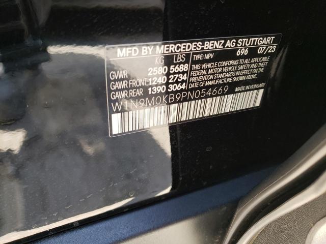 W1N9M0KB9PN054669 Mercedes-Benz Eqb 300 4matic