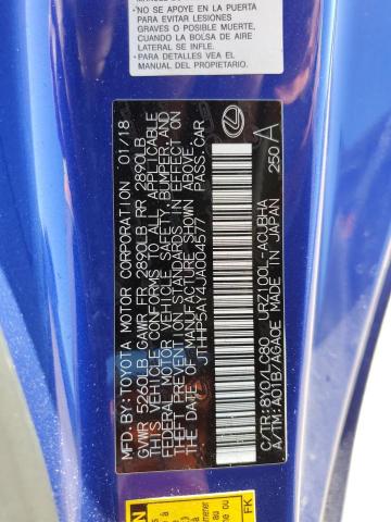 JTHHP5AY4JA004577 Lexus LC 500
