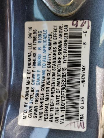 19XFC2F79GE220515 Honda CIVIC EX