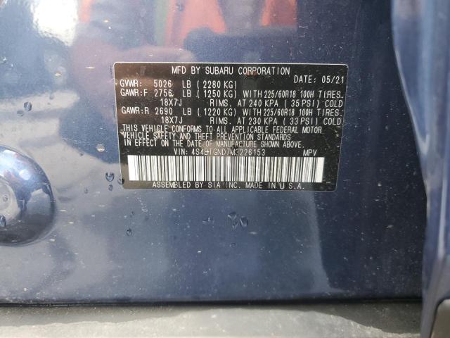 4S4BTGND7M3226153 Subaru OUTBACK LI