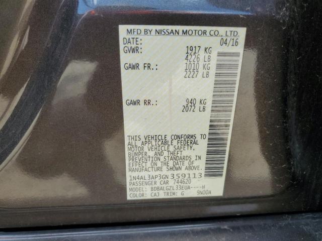 1N4AL3AP3GN359113 Nissan ALTIMA 2.5