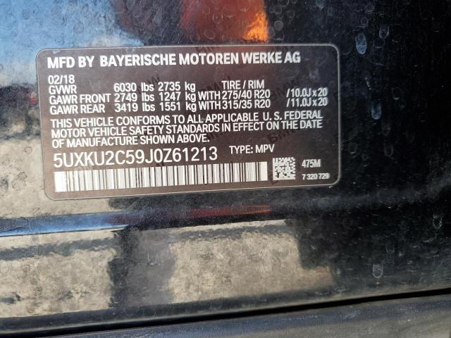 5UXKU2C59J0Z61213 BMW X6 XDRIVE3
