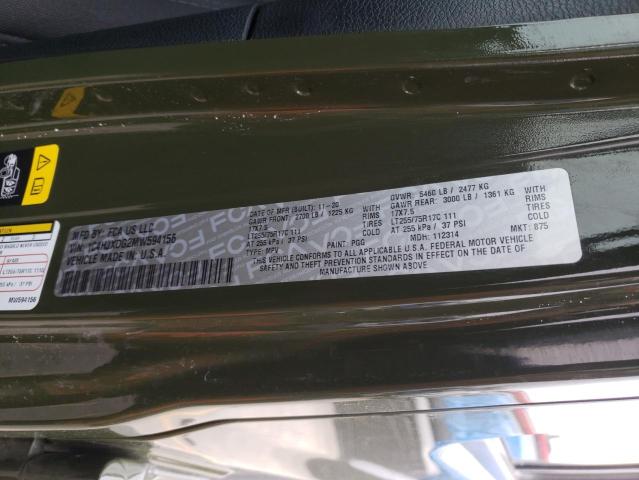 1C4HJXDG2MW594156 Jeep Wrangler Unlimited Sport