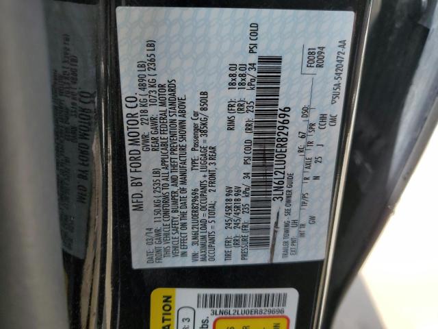 3LN6L2LU0ER829696 Lincoln MKZ HYBRID