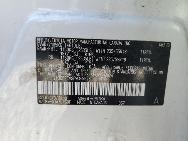 2T3DFREV9FW345928 Toyota Rav4 Limited