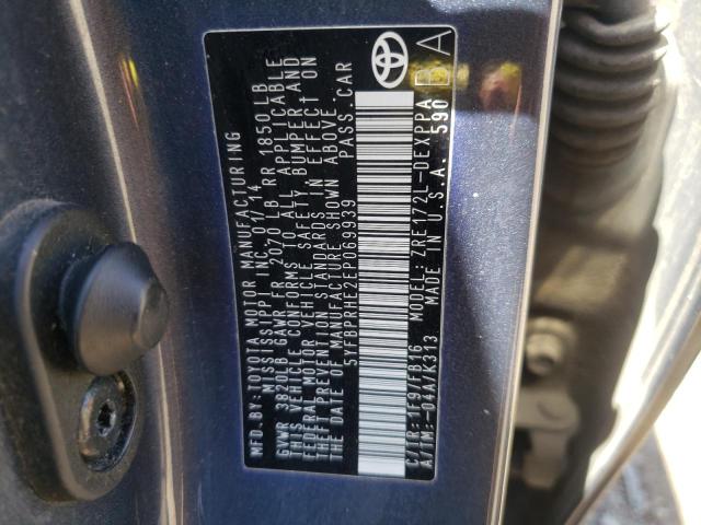 5YFBPRHE2EP069939 Toyota Corolla Eco