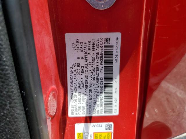 2HGFE2F56NH512943 Honda Civic Sport