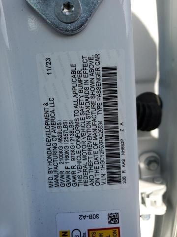 1HGCY2F5XRA025534 Honda ACCORD HYB