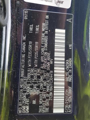 2T2BK1BA7FC304418 Lexus Rx 350 Base