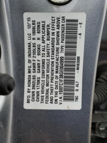 19XFC1F38GE004999 Honda CIVIC EX