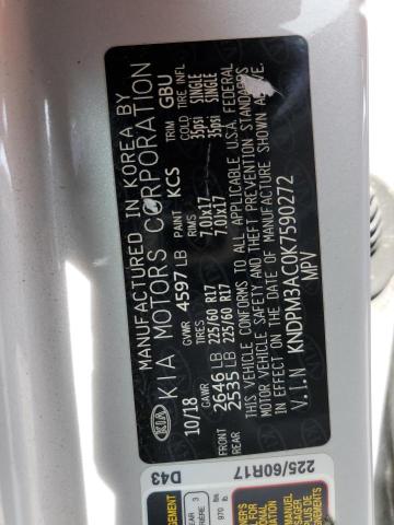 KNDPM3AC0K7590272 KIA Sportage Lx
