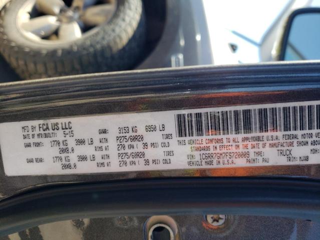 1C6RR7GM7FS720009 RAM 1500 Slt