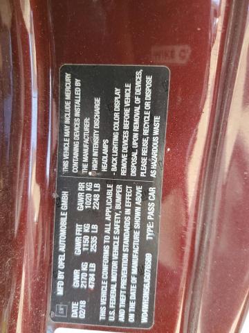 W04WH3N56JG076589 Buick Cascada Premium