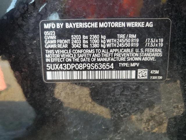 5UX43DP08P9S63654 BMW X3 SDRIVE3