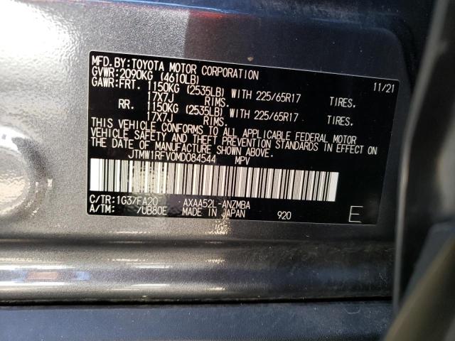 JTMW1RFV0MD084544 Toyota Rav4 Xle