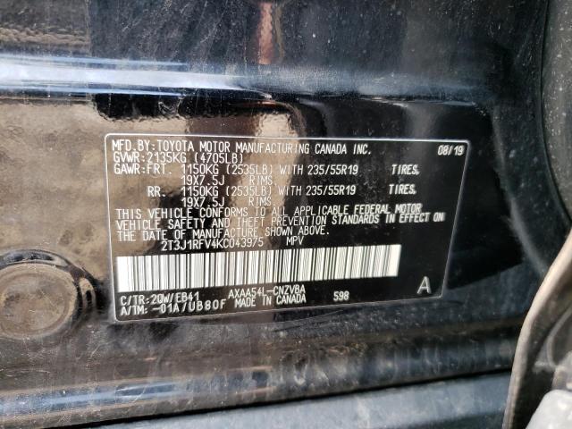 2T3J1RFV4KC043975 Toyota RAV4 ADVEN