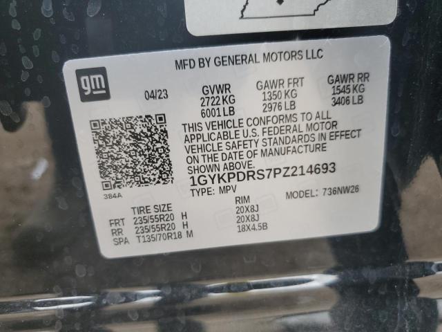 1GYKPDRS7PZ214693 Cadillac XT6 PREMIU