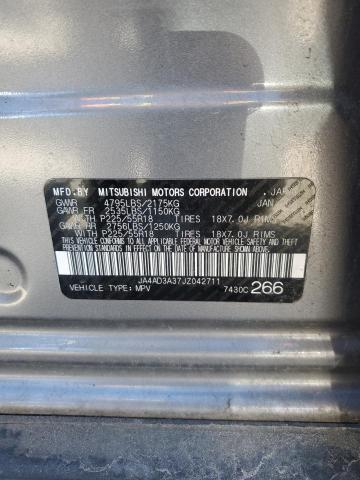 JA4AD3A37JZ042711 Mitsubishi Outlander