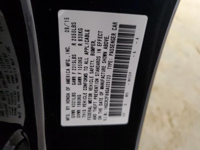 1HGCR2F88GA025133 Honda ACCORD EXL