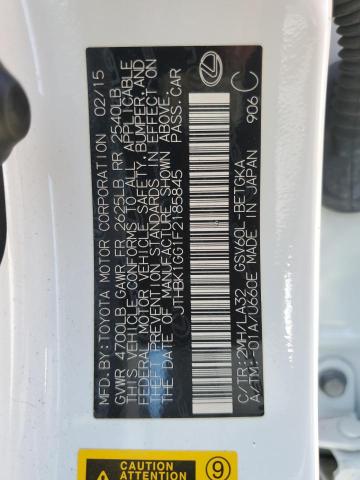JTHBK1GG1F2185845 Lexus ES 350